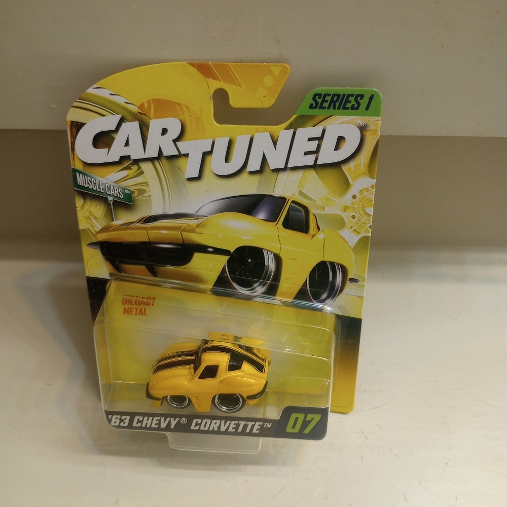 Car Tuned Series 1 '63 Chevy Corvette Car New In Package